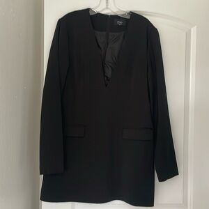 Nasty gal, Low front tuxedo jacket, dress size extra large